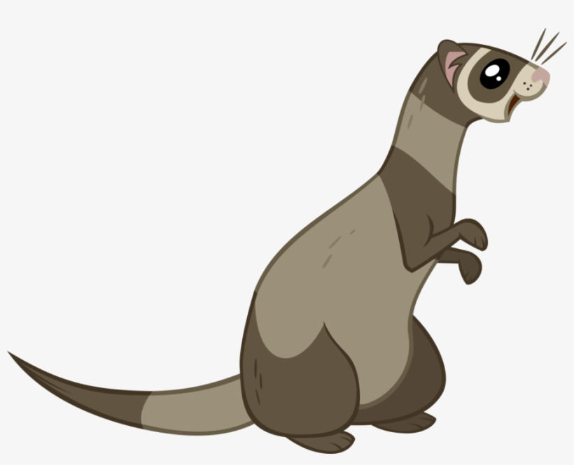 Ferret Vector By Pikuseru1-d4ugabc - My Little Pony Ferret, transparent png