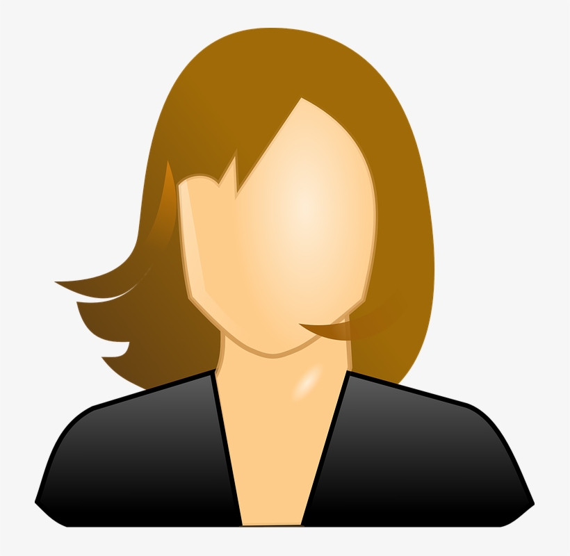 Bayan Öğretmen Profil Kafa Kadın - Female User Icon Png, transparent png