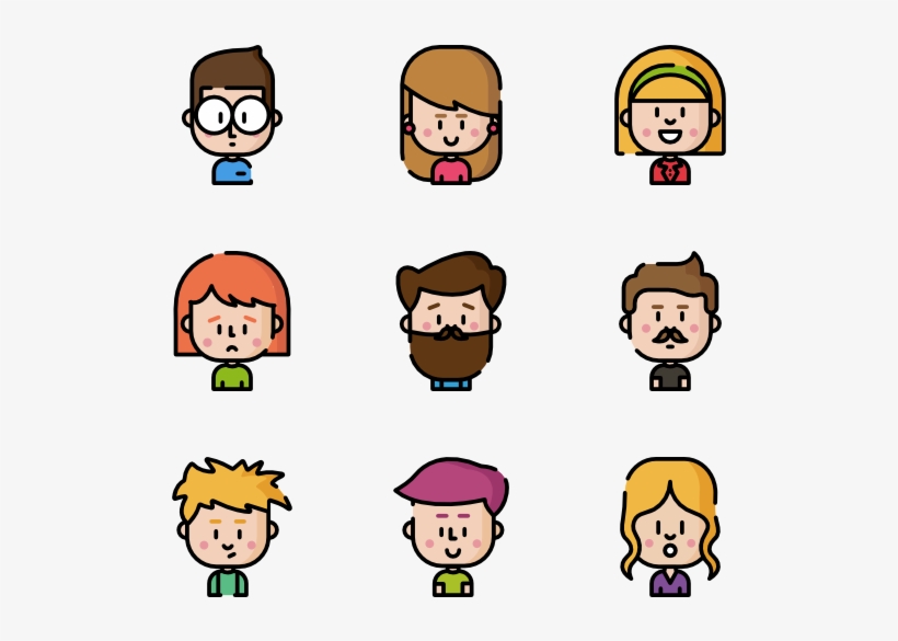 Avatars - Cartoon, transparent png