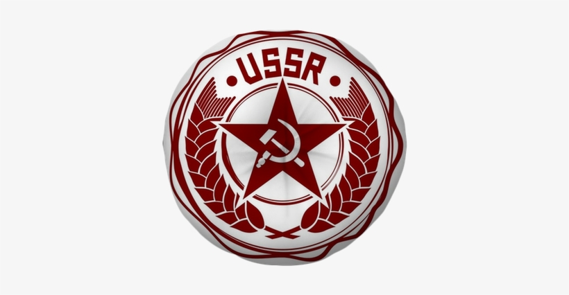 Soviet Union Wax Seal Tufted Floor Pillow - Soviet Red Star, transparent png