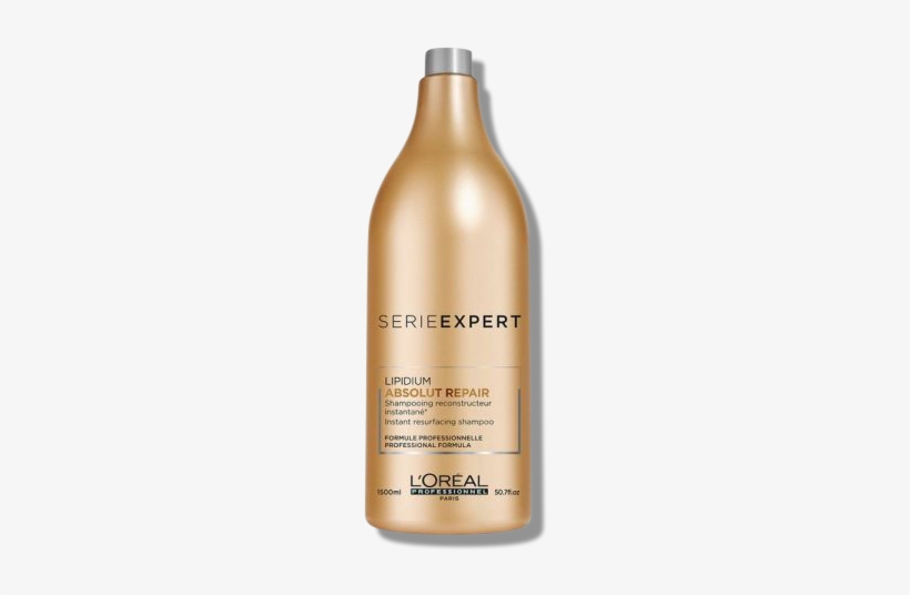 Loreal Absolut Repair Lipidium Shampoo 1500ml, transparent png