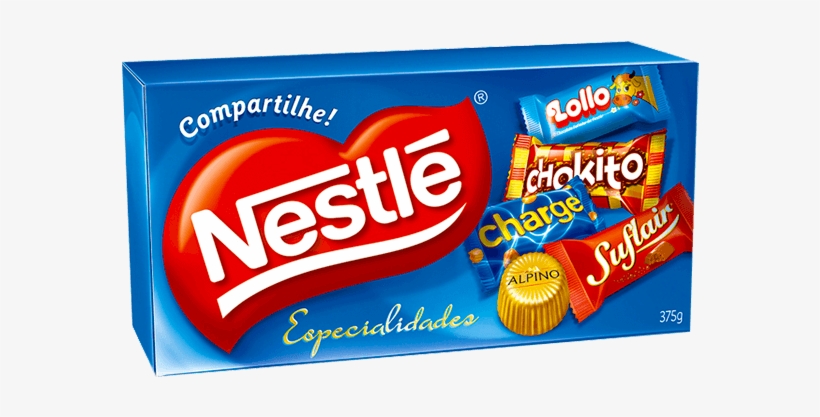 Bombons Sortidos Nestlé Especialidades 375g - Nestlé Caixa De Bombom, transparent png