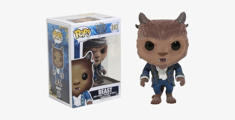 Beauty And The Beast - Funko Pop Beauty And The Beast Flocked Beast, transparent png