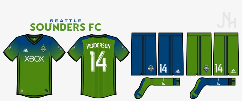 Sounders2017 - Seattle Sounders New Jersey 2018 Png, transparent png
