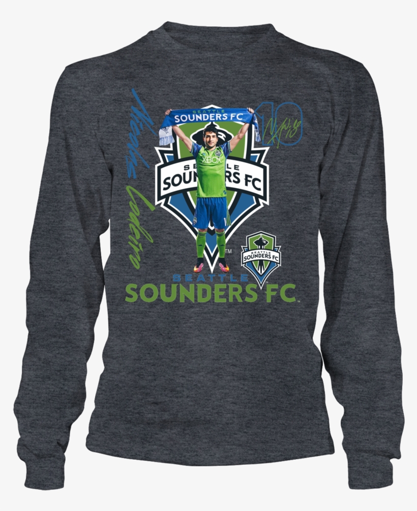 Official Seattle Sounders Fc Fan Gear Nicolas Lodeiro - Vegas Born T Shirt, transparent png