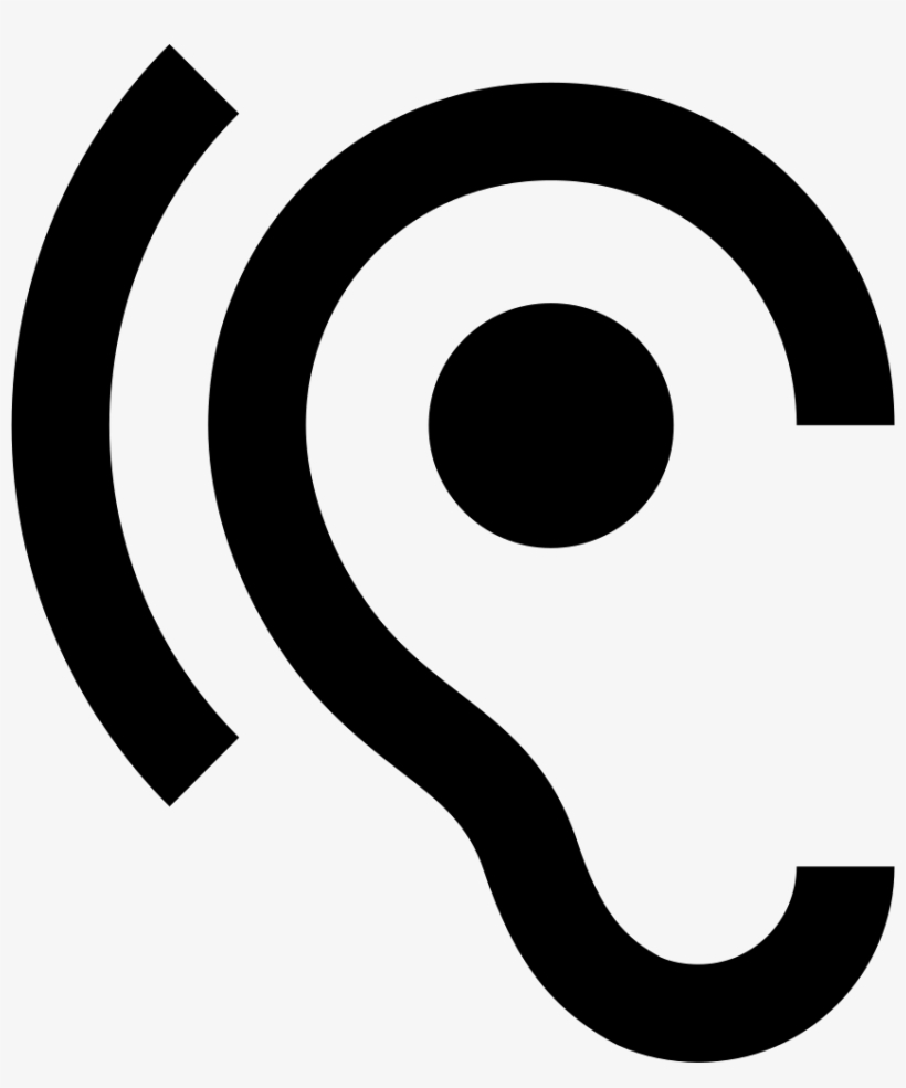 Hearing Comments - Ear Svg, transparent png