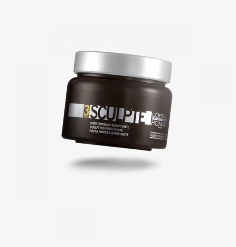Loreal Professionnel Homme Sculpting Fibre Paste 150ml - Loreal Professionnel Homme Force 3 Sculpte Fibre Paste, transparent png