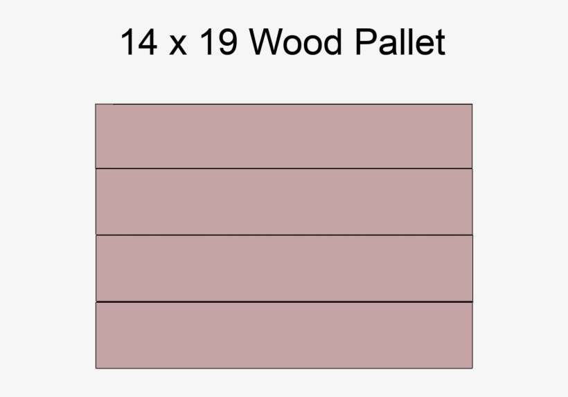14 X 19" Standard Pallet - Pallet, transparent png
