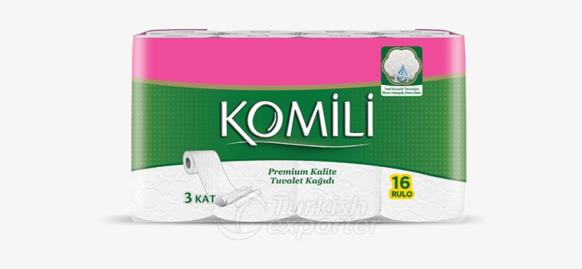 Komili Premium Toilet Paper 16 Rolls - Komili Konfor Havlu 3 Lü, transparent png