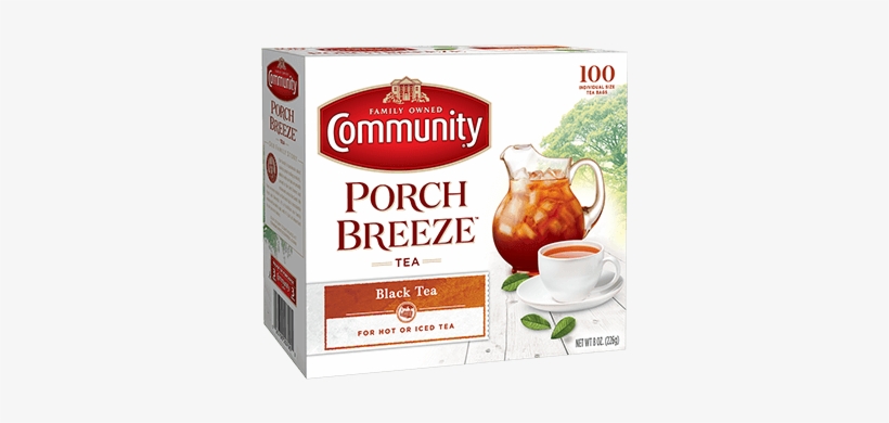 Porch Breeze™ Black Tea Bags, 100 Ct - Community Porch Breeze Tea, transparent png