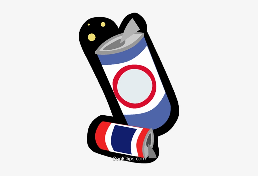 Soda Cans Royalty Free Vector Clip Art Illustration, transparent png