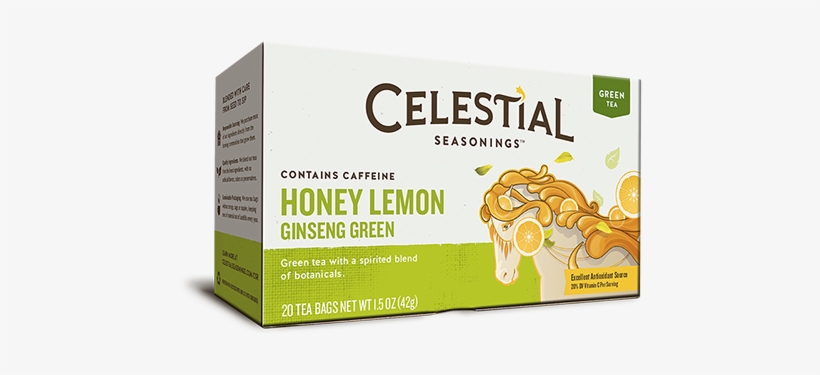 Honey Lemon Ginseng Green Tea - Celestial Seasonings Tangerine Orange Sweet Zinger, transparent png