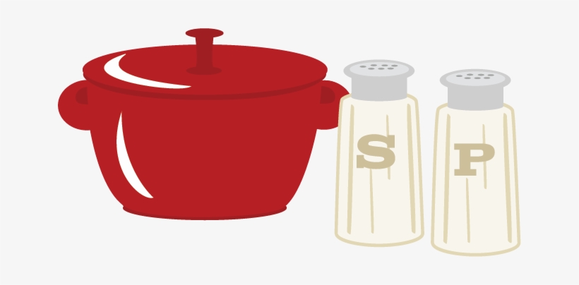Pot With Salt & Pepper Svg Cutting Files Cooking Svg - Svg Cooking, transparent png