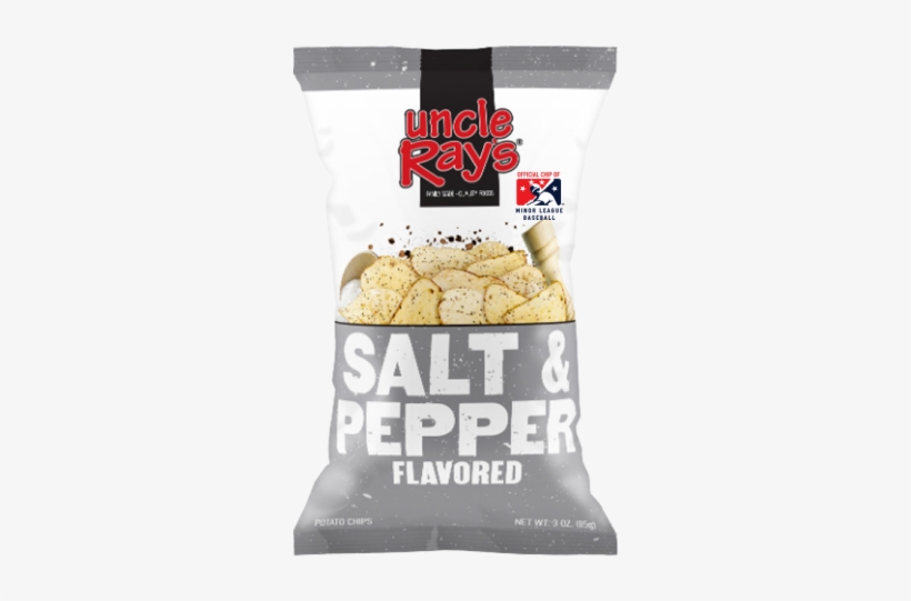 Uncle Rays Salt & Pepper Chips - Uncle Rays Regular Potato Chip - 1.5 Oz., transparent png