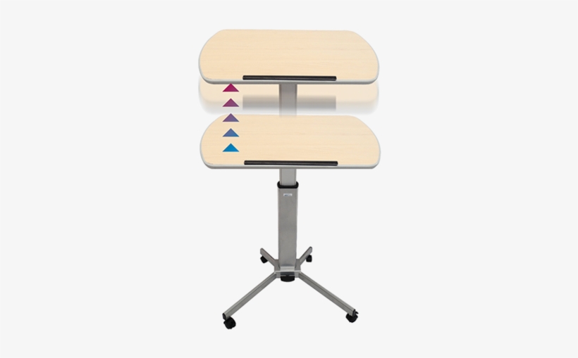 Height Adjustable Tablet Table - Table, transparent png