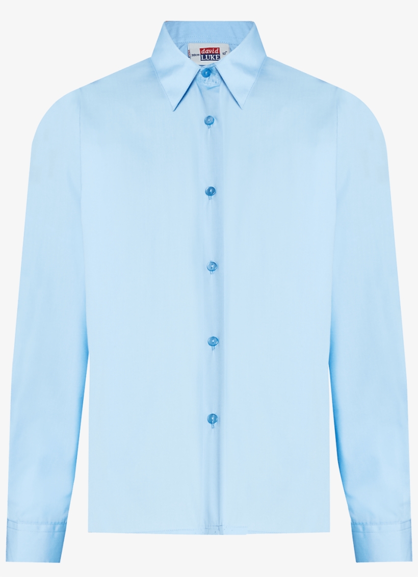 Light Blue School Blouse - Chemise Uniforme, transparent png