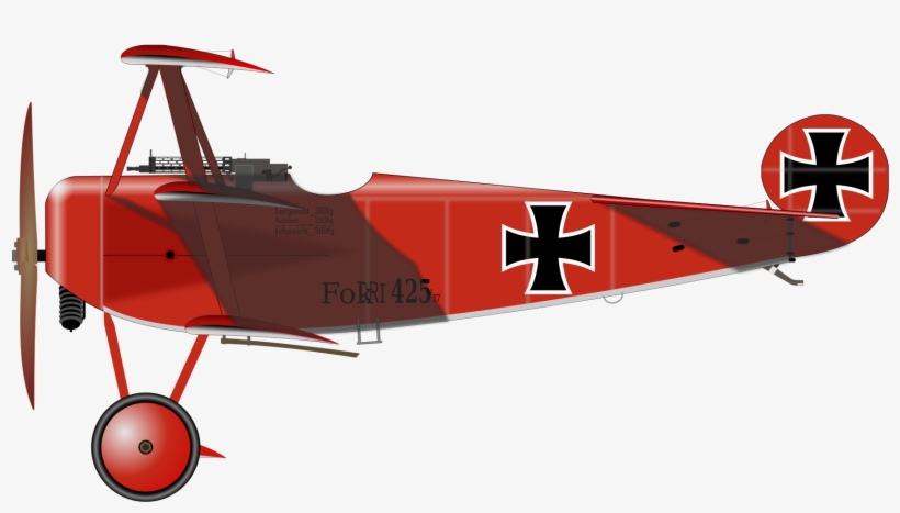 Aircraft Clipart Military Aircraft Pencil And In Color - Fokker Dr1 152 17, transparent png