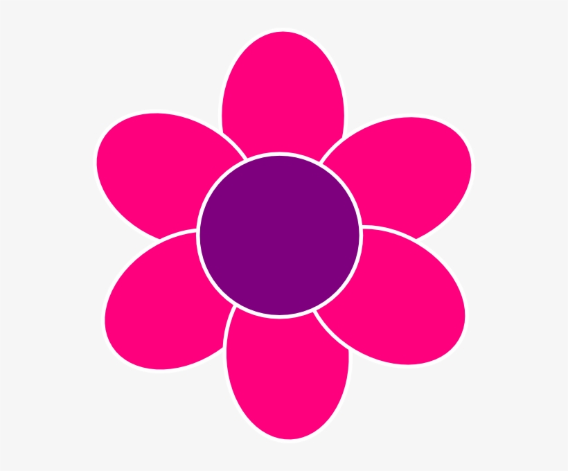Purple And Pink Flowers Clipart - Colour Wheel With Tertiary Colours, transparent png
