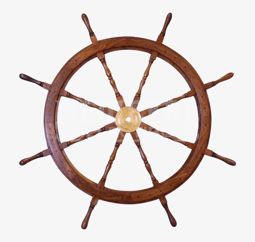 Old Ship Wheel Png, transparent png