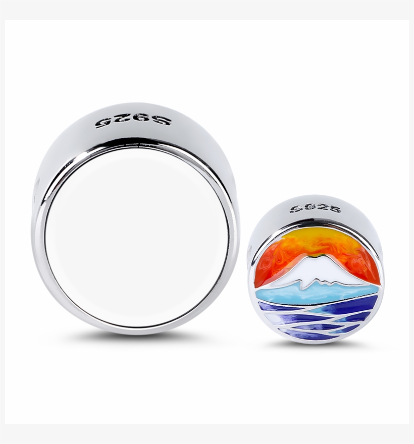 "mount Fuji" S925 Sterling Silver Photo Charms Travel - Mount Fuji, transparent png