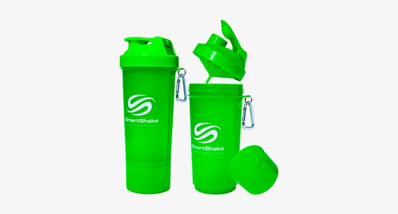 Smartshake Protein Shaker Bottle - Smartshake Slim 17 Oz. Neon Shaker Bottle Neon Green, transparent png