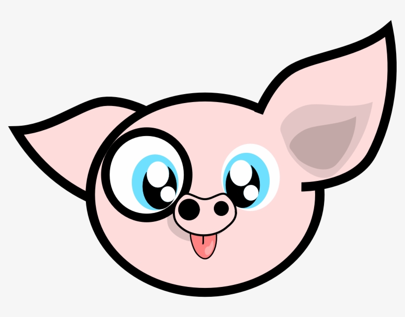 Domestic Pig Computer Icons Book Cartoon - Cute Pig Cartoon, transparent png
