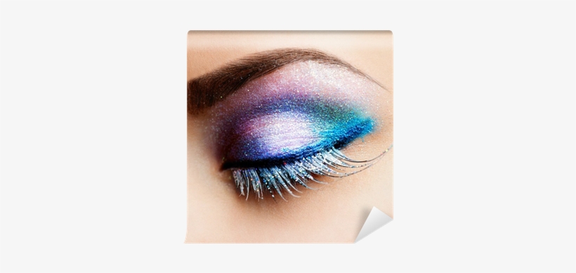Beautiful Eyes Glitter Make-up Wall Mural • Pixers® - Vacker Ögonskugga, transparent png