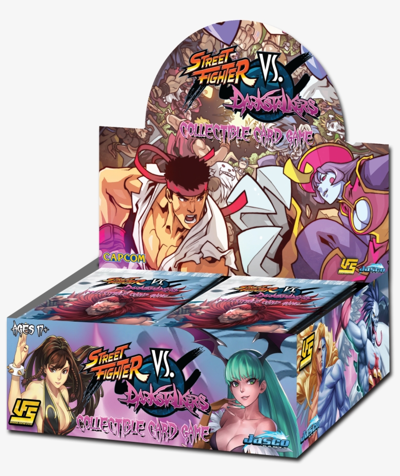 Street Fighter Vs Darkstalkers Booster Display - Street Fighter Vs Darkstalkers Vol.1: Worlds, transparent png