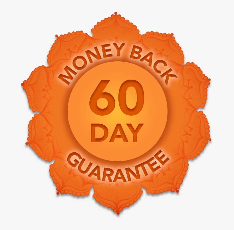 100% 60 Day Money Back Guarantee - Circle, transparent png