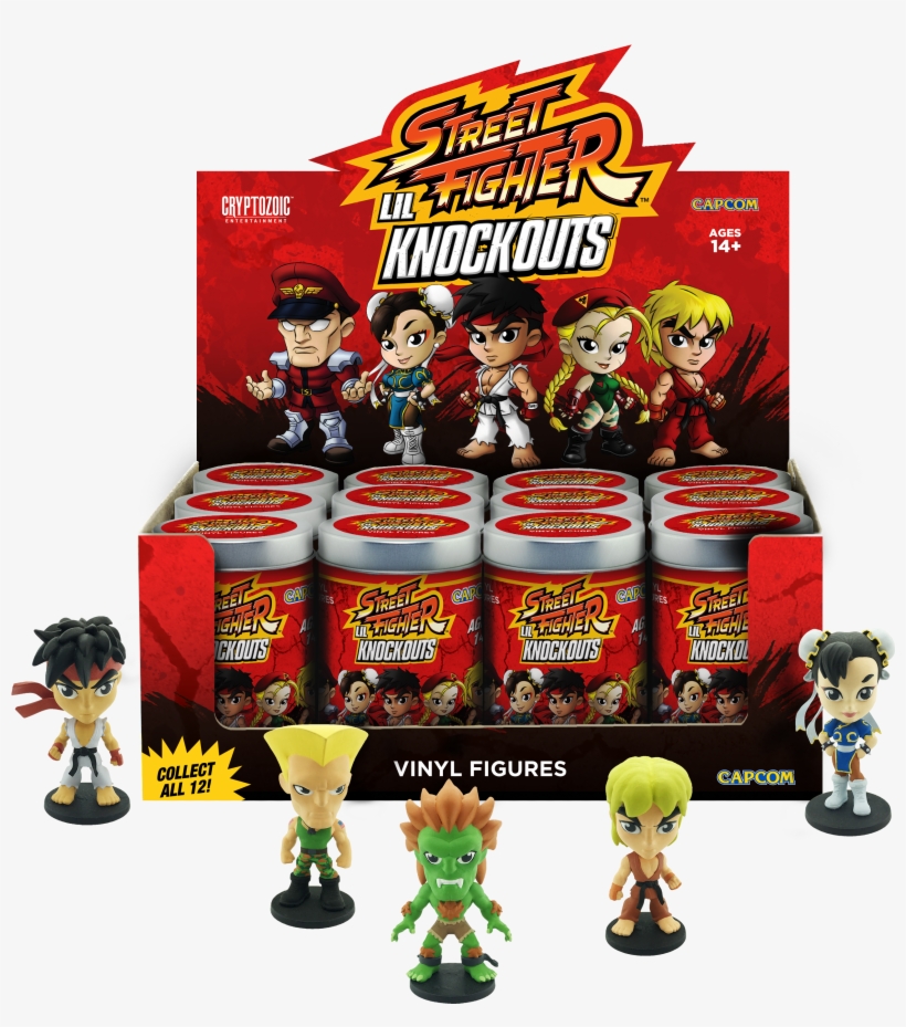 Street Fighter Lil Knockouts Series - Street Fighter - Lil' Knock-outs Mini Figures, transparent png