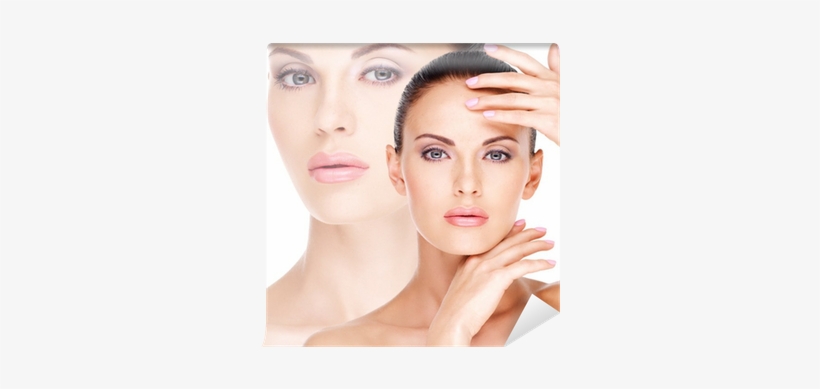 Beautiful Face Of The Young Pretty Woman With Fresh - Does Skin On Face Look In Dehydrated, transparent png
