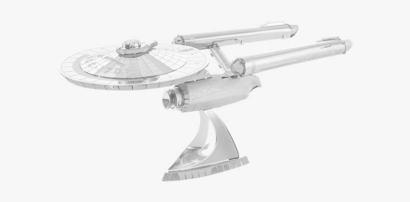 Metal Earth - Star Trek - U - S - S - Enterprise Ncc-1701 - Metal Earth Models Star Trek, transparent png