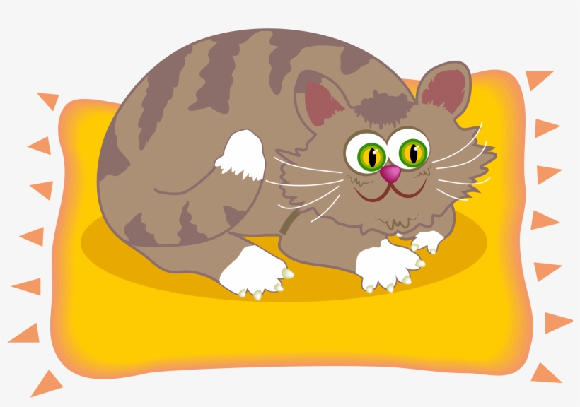 This Free Icons Png Design Of Cat On A Mat, transparent png