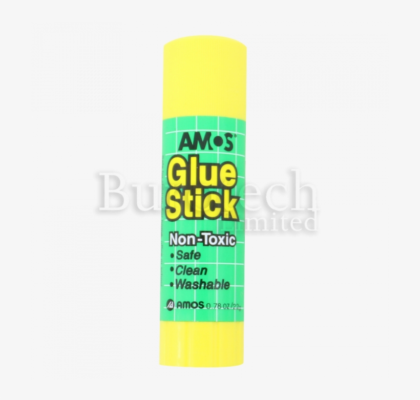 Amos Glue Stick 35gm, transparent png
