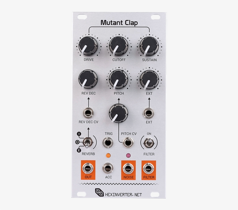 Hexinverter Mutant Clap 13hp, transparent png