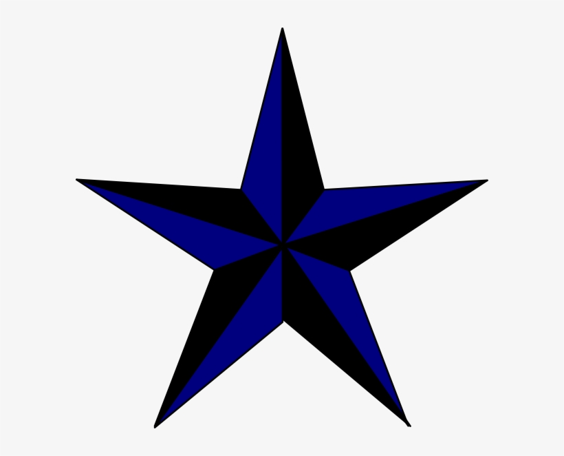 Navy Blue & Black Texas Star Svg Clip Arts 600 X 582, transparent png