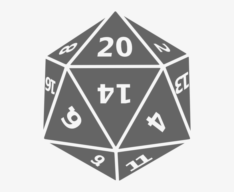 twenty sided dice clipart png for web dungeons dragons banner 516x594 png download pngkit