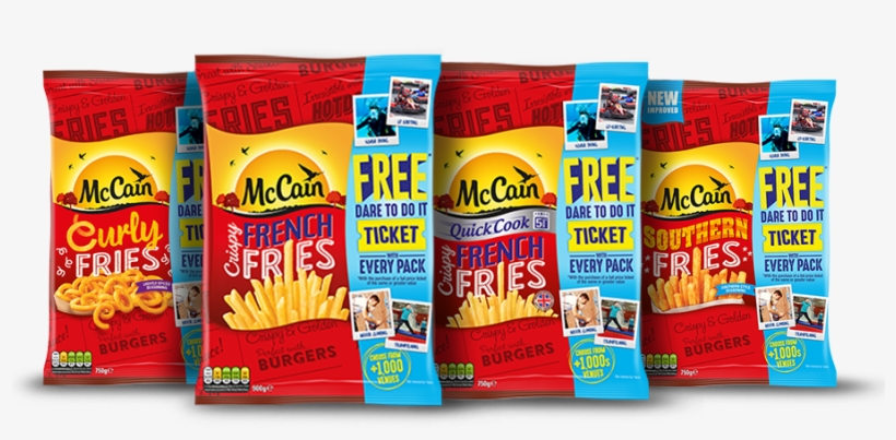 Curly Fries - Mccain Quick Cook Crispy French Fries 750g, transparent png