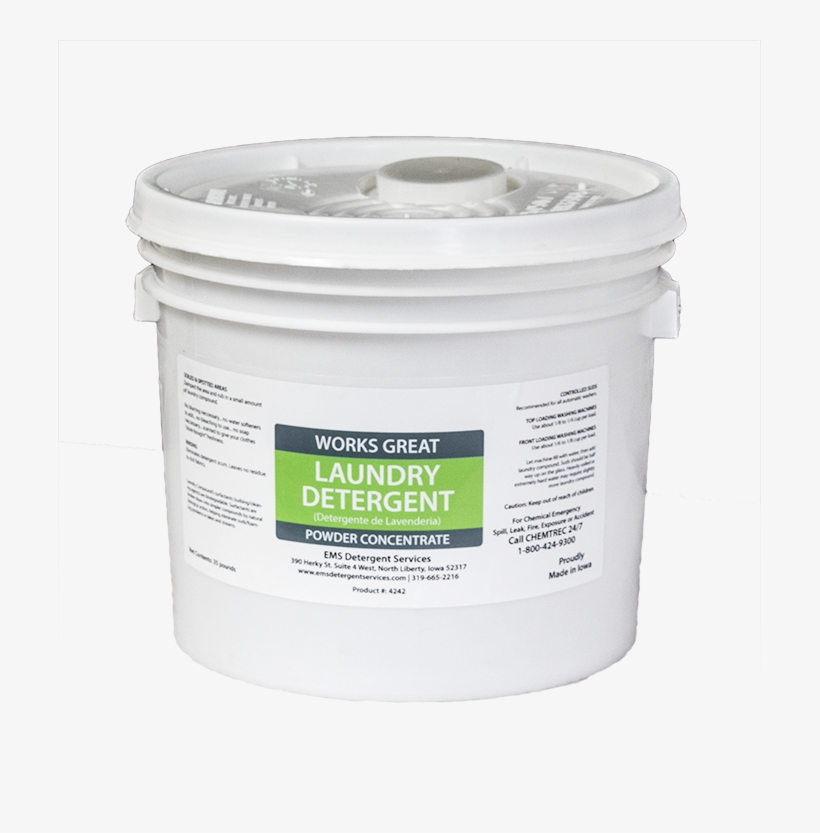 Laundry Detergent - Powder Concentrate - Plastic, transparent png