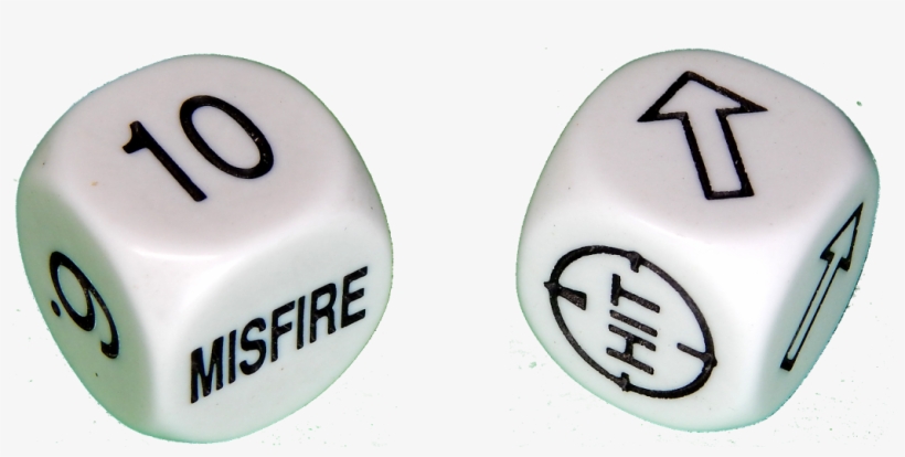 The Two White Specialty Dice Were The Scatter Dice - Warhammer Artillery Dice, transparent png