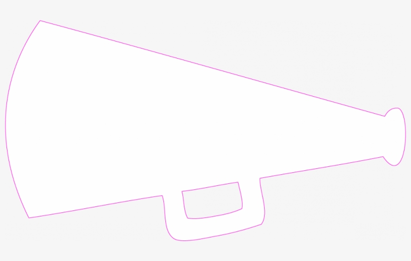 Cheer Megaphone Clipart Black And White - Graphics, transparent png