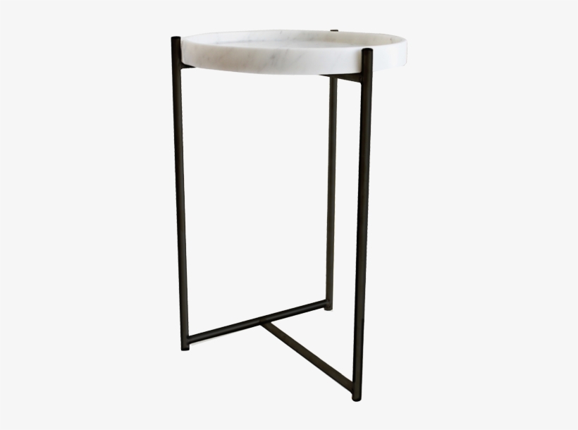 Oliver Marble & Black Tables - End Tables, transparent png