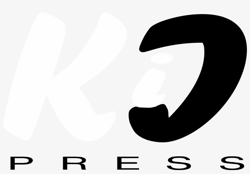 Kid Press Logo Black And White - Calligraphy, transparent png