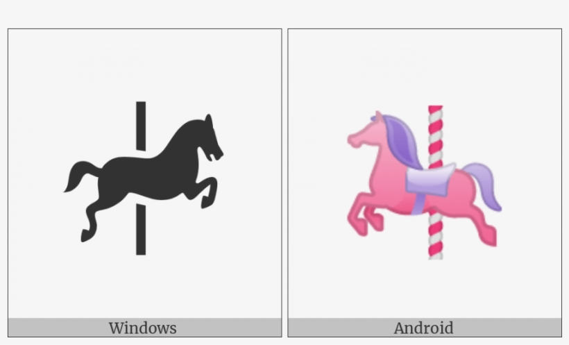 Carousel Horse On Various Operating Systems - Horse, transparent png