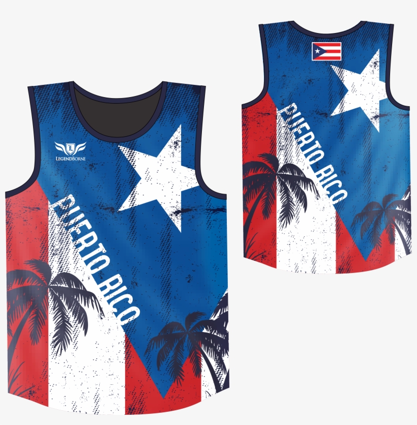 Team Puerto Rico 2018 Mens Sleeveless Ocr Jersey - Munich, transparent png