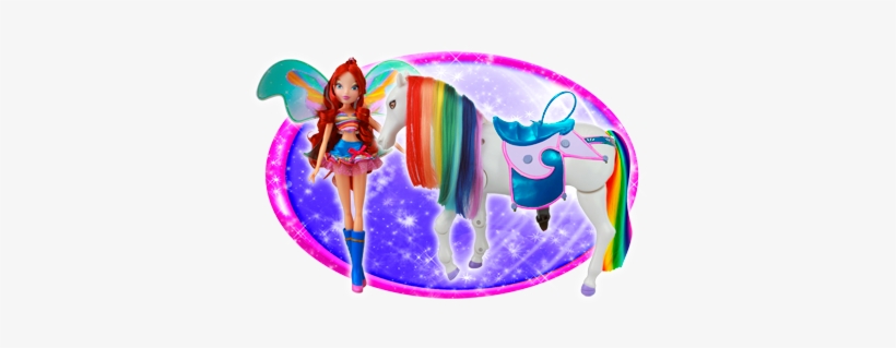 Bloom The Rainbow Horse - Winx Club Bloom And The Rainbow Horse, transparent png
