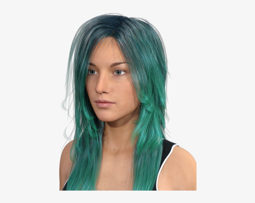 Green Hair - Internet Bot, transparent png