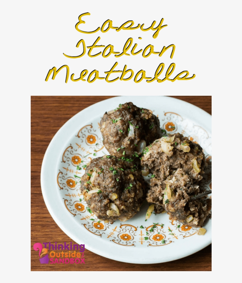 These Easy Italian Meatballs Are Perfect For Those - Faggot, transparent png