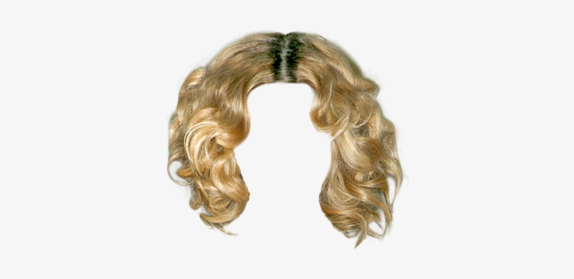 Madonna Medium Curly Casual Hairstyle - Lace Wig, transparent png