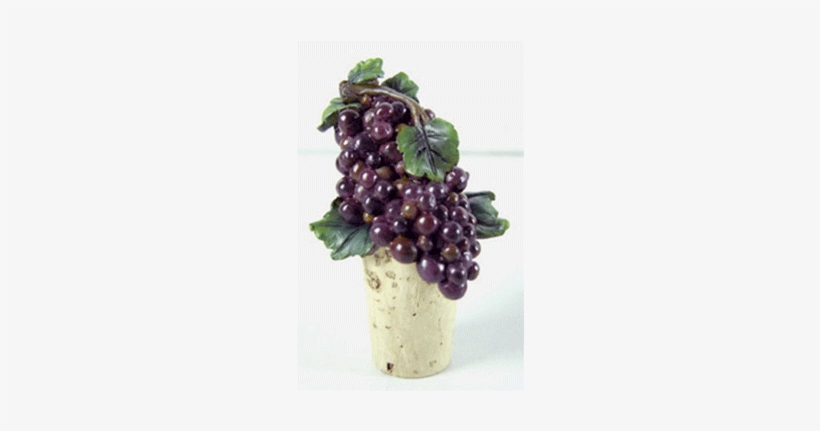 Red Grapes Bottle Stopper - Grape, transparent png